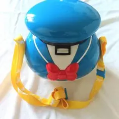 【ディズニー】ポップコーンバケット ドナルド ダック ストラップ付き