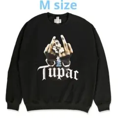 90s 2PAC Vintage Sweat ヴィンテージ スウェット サイズL 2PAC ヒップホップ バンドプリント スウェットシャツ メンズL相当 古着
