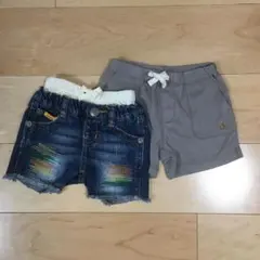 ショートパンツ2枚セット 80 BABY GAP・JUNK STORE