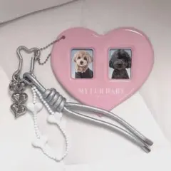 フォトフレームチャーム ピンク