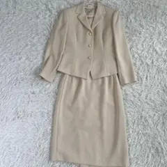 東京ソワール　フォーマル　セットアップ　3点セット　花ボタン　レース