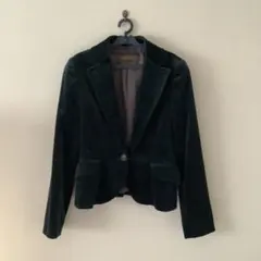 BALLSEY  ジャケット　ベルベット　ダークグリーン