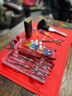 BARBER　barbershop　シザーケース　シザースタンド　レジン BARBER barbershop シザーケース シザースタンド レジン - メルカリ