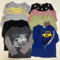 【ユニクロ他】男の子 長袖ロンT （100cm） 9着セット