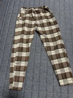 チェック柄パンツ120
