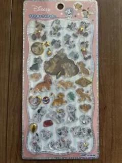 Disney ピノキオ　ライオンキング　101匹わんちゃんプチドロップステッカー