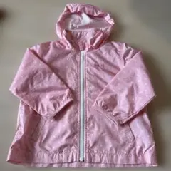 Hot Biscuits ピンク 水玉 パーカーブルゾン