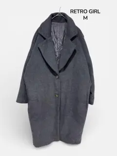 RETRO GIRL レトロガール チェスターコート M ダークグレー
