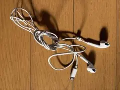 ホワイト 有線イヤホン Lightningコネクタ