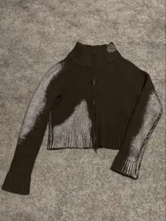 LAGUO GRI ジッパー付きリブニットのサムネイル