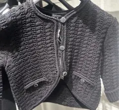 未使用　CHANEL ニット　カーディガン　ボレロ　38のサムネイル