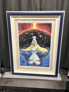 松本零士銀河鉄道999〜星の海の道程標〜 シルクスクリーン版画 直筆サイン 2839] 松本零士 直筆サイン入りシルクスクリーン「銀河鉄道999