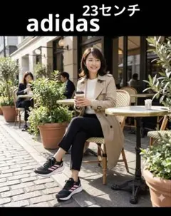 アディダス CORE FAITO 5.0 J 23cm 女性向け 軽量