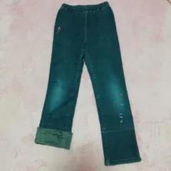 裏ネル素材デニムパンツ familiar130