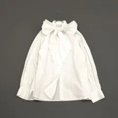 【24SS良品】スピックアンドスパン ボウタイシャツ ボリュームリボンブラウスのサムネイル
