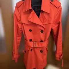 COACH オレンジ トレンチコートのサムネイル