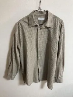 CIAOPANIC TYPY ベージュ系チェックシャツ