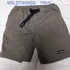 WILD THINGS ショートパンツ 130サイズ ブラウン