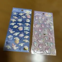 DAISO ダイソー サンリオ ぷくっとシール シナモロール　キキララ