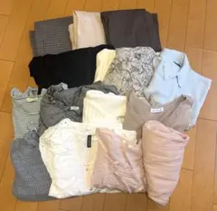 レディース トップス9点とスカート6点のまとめ売り / 洋服　春服