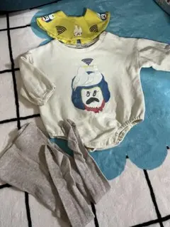 マーキーズ　ロンパース　スタイ　タイツ　セット　80