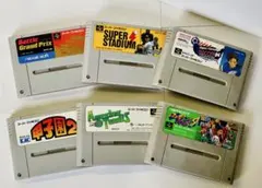 スーパーファミコン ゲームソフト 6本セット