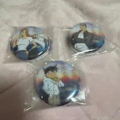 コナン ラッキーくじ I賞 缶バッジセット