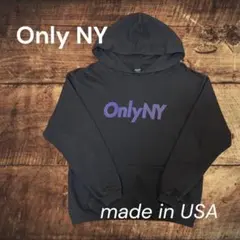 USA製　OnlyNY オンリーニューヨーク　パーカー　ブラック
