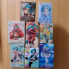 未開封　初音ミク　フィギュア　８点　まとめ売り