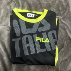 FILA ブラック/イエロー Tシャツ長袖140cm