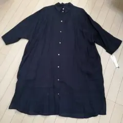 新品SCOTCLUBスコットクラブSoeur7麻100％ゆったりロングワンピース