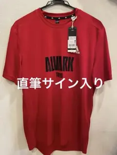 直筆サイン入り　adidas ALVARK LOGO Tシャツ アルバルク東京