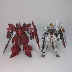 ガンプラ νガンダム サザビー メタリック プラモデル - メルカリ