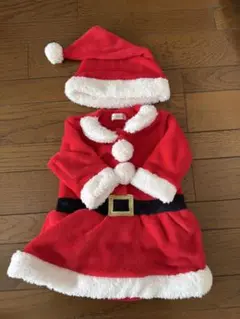 サンタコスチューム 赤 70cm