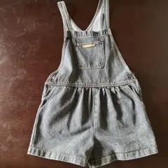 piupiuchickデニムショートオーバーオール