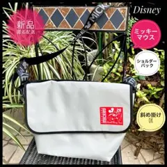 ミッキーマウス新品ショルダーバッグディズニー 斜め掛けOKグレーDisney