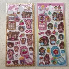☆モンチッチ 平成はっぴーフォン レオパード柄 サマー 2枚セット☆