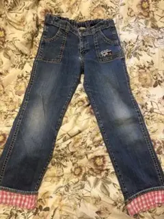 MIKI HOUSE デニムパンツ　140 ブルー