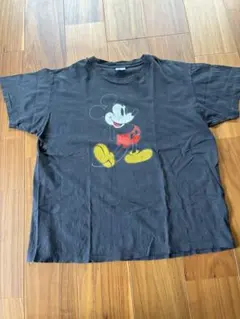さ*う様 80s USA製 Disney ミッキー Tシャツ XL ブラック