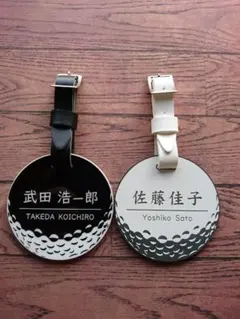 ゴルフボール　ネームプレート