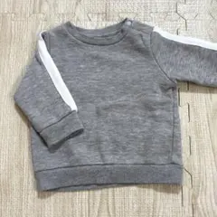裏起毛トレーナー☆60〜70☆グレー
