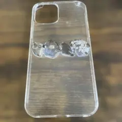 装飾付き透明iPhoneケース