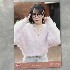 ＝LOVE イコラブ 野口衣織 生写真 超特急逃走中 チュウ