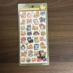 クーリア　ボンボンドロップシール　芝犬