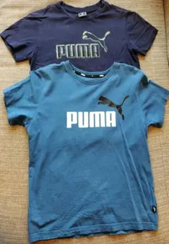 プーマ　Ｔシャツ　140 150 2枚組　水色　紺色　半袖