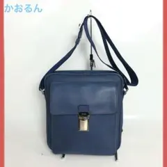 PRADA プラダ レザー ショルダーバッグ ブルー レディース ブランド