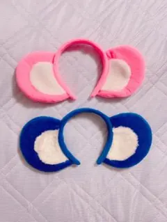 ドアラ　耳型カチューシャ　2色セット