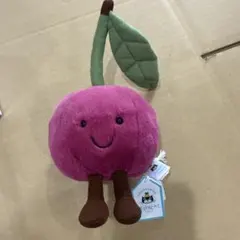 新品 ジェリーキャット さくらんぼ チェリー キーホルダー 果物 Cherry