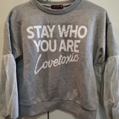 lovetoxic グレー トレーナー S