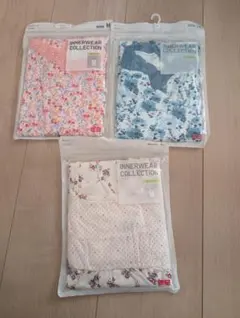 新品　ユニクロ　花柄　レース　キャミソール　3枚　レディース　Mサイズ